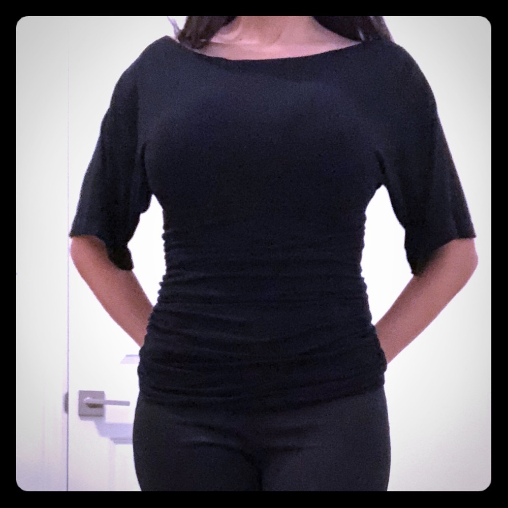 Work top, blouse ruched
